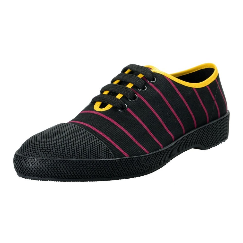 Prada Men's Leather & Canvas Casual Oxfords Shoes